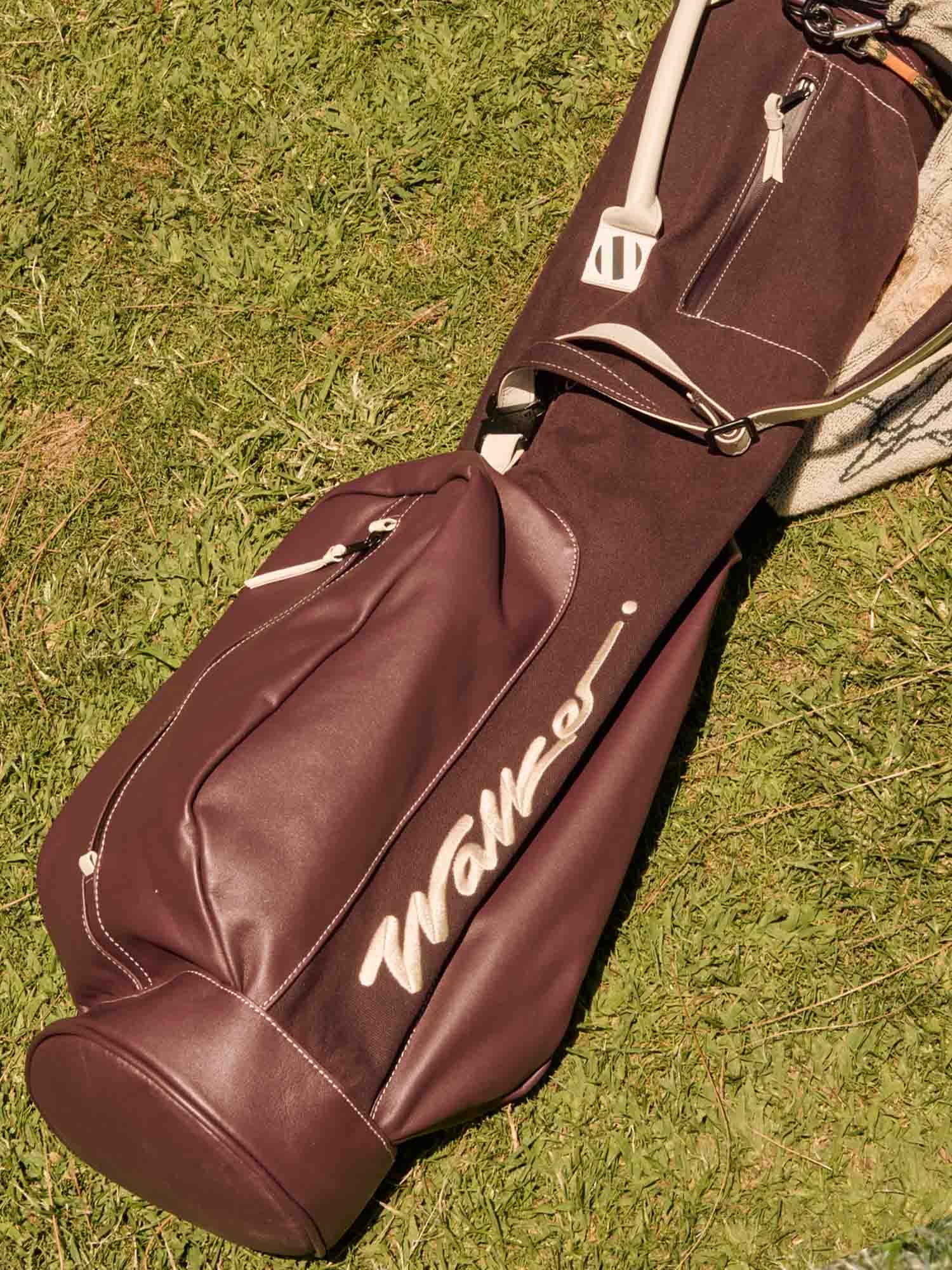 Walker x Hiroki Sunday Bag - Merlot Waxed Canvas