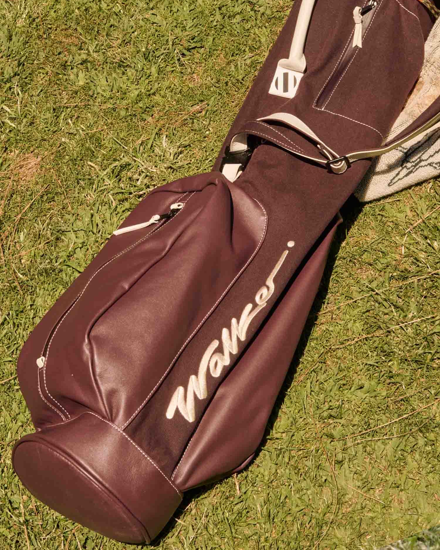 Walker x Hiroki Sunday Bag - Merlot Waxed Canvas