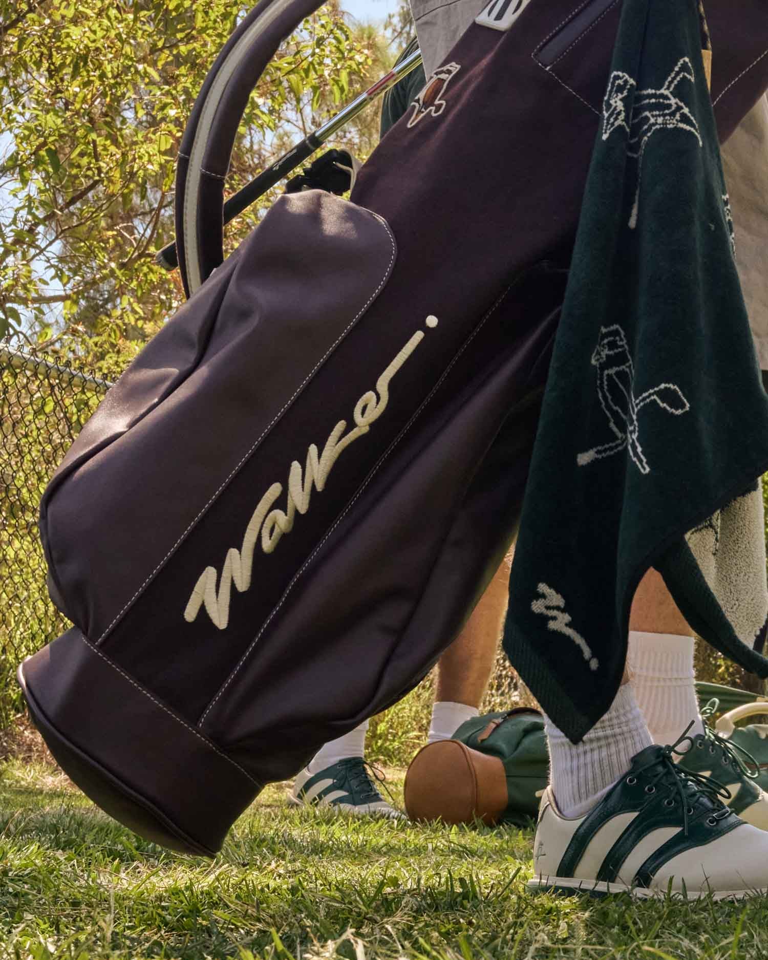 Walker x Hiroki Sunday Bag - Merlot Waxed Canvas