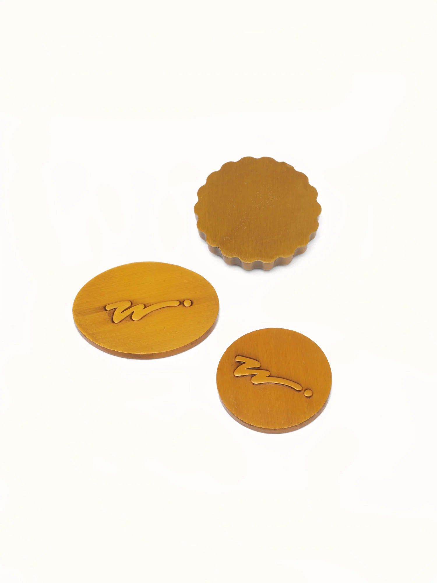 Ball Marker 3-Pack - The Hunter Antique Brushed Gold