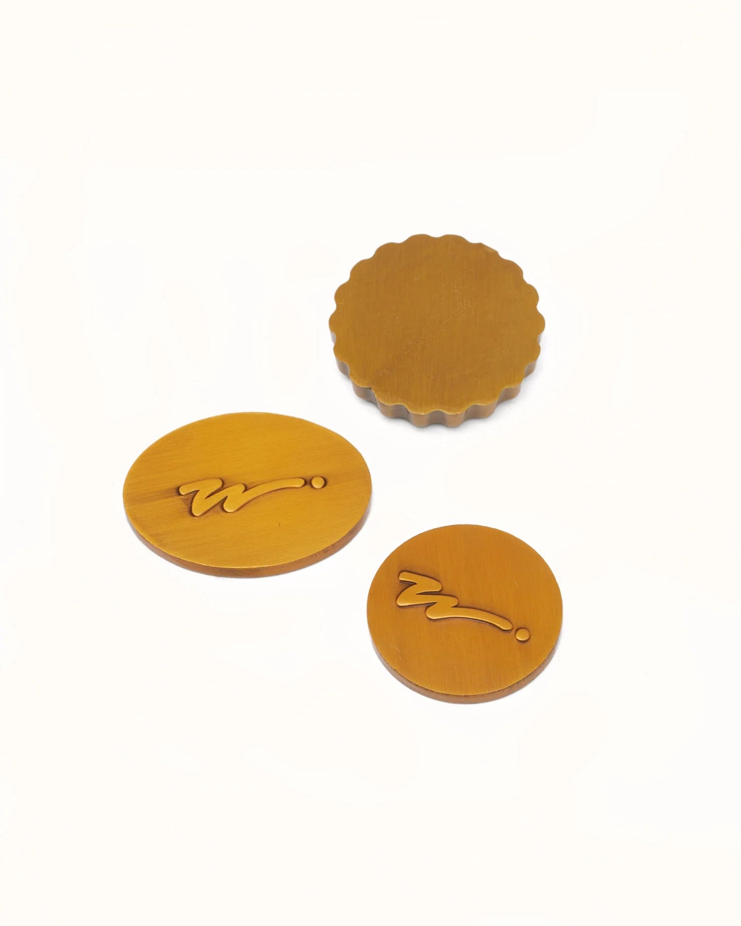 Ball Marker 3-Pack - The Hunter Antique Brushed Gold