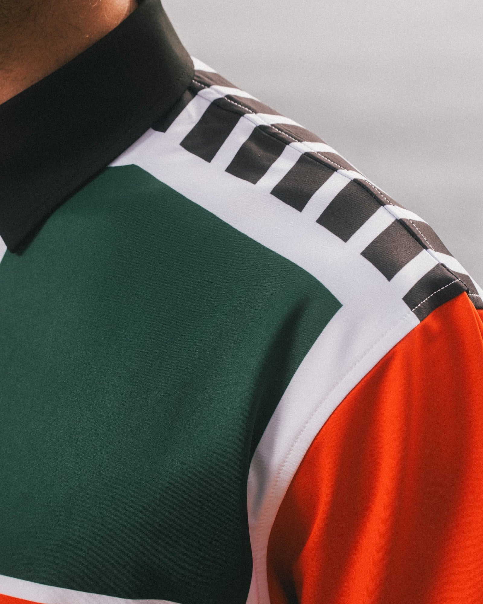 Biker Athletic Polo - Tangerine