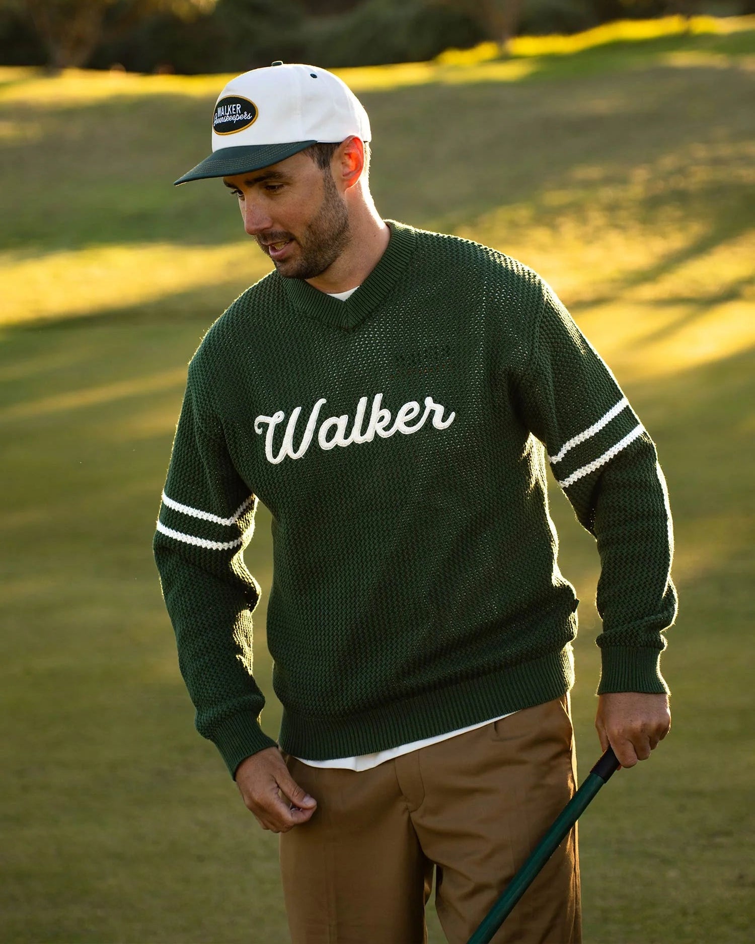 Jersey Knit Sweater - Forest