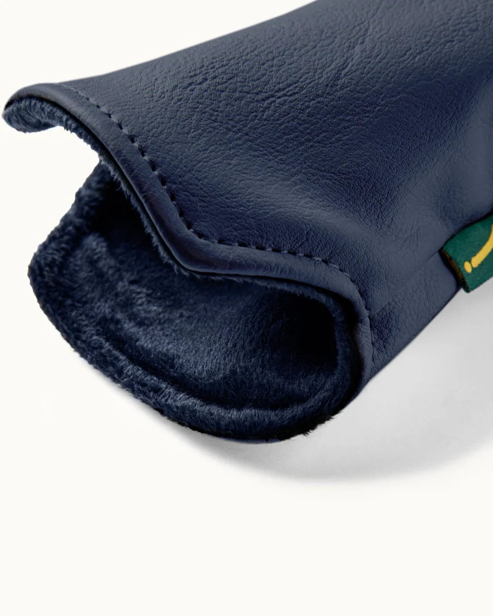 Kooka Leather Driver Headcover - Navy