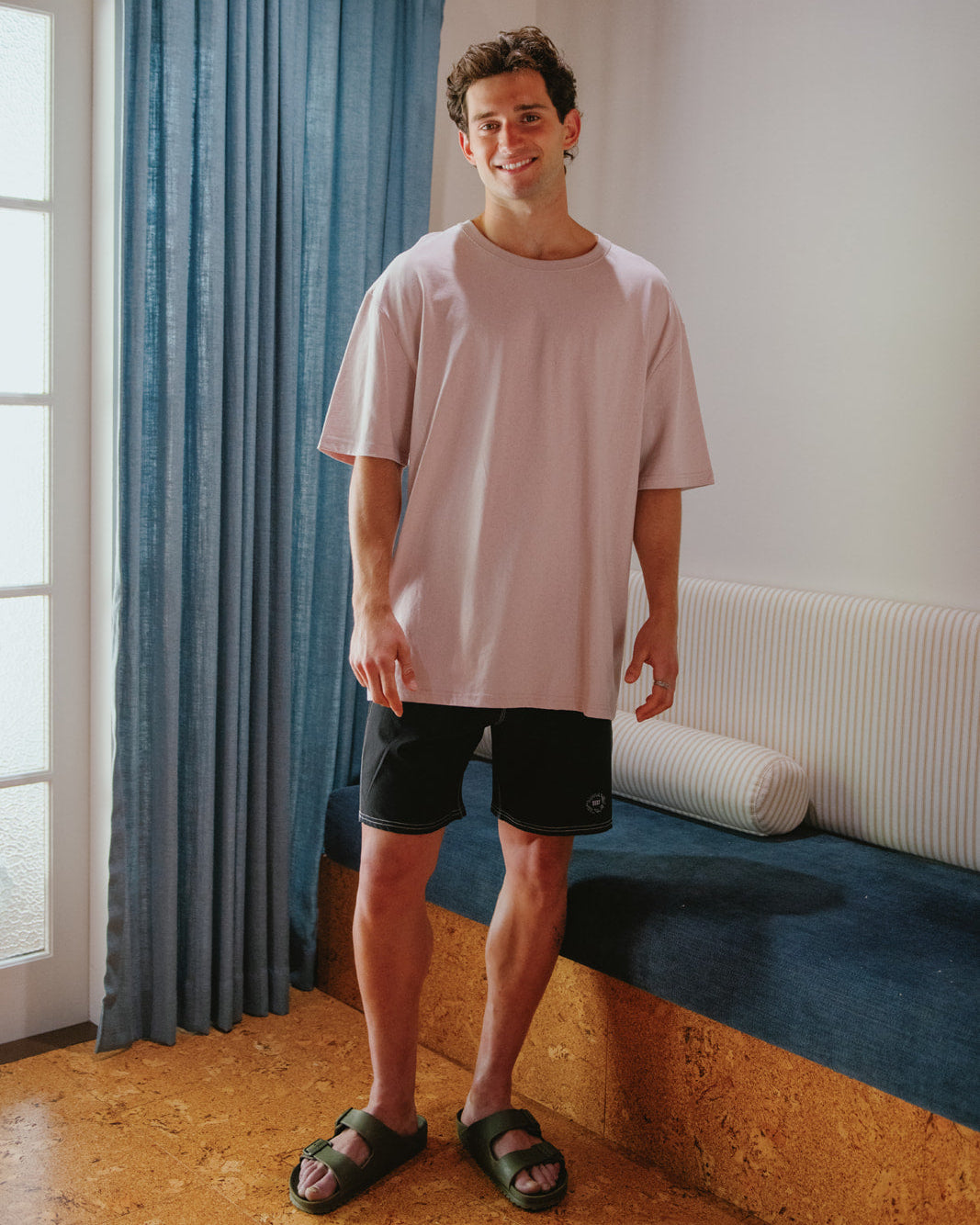 Box Tee 220GSM - Dusty Pink