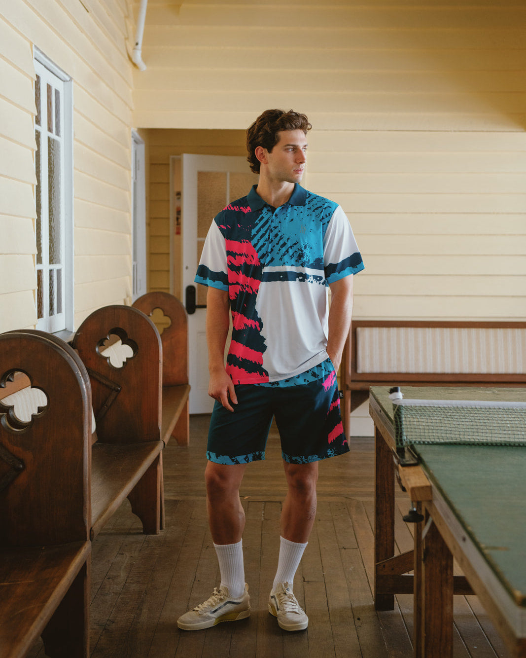 Vintage Inspired Tennis Polo - Andre