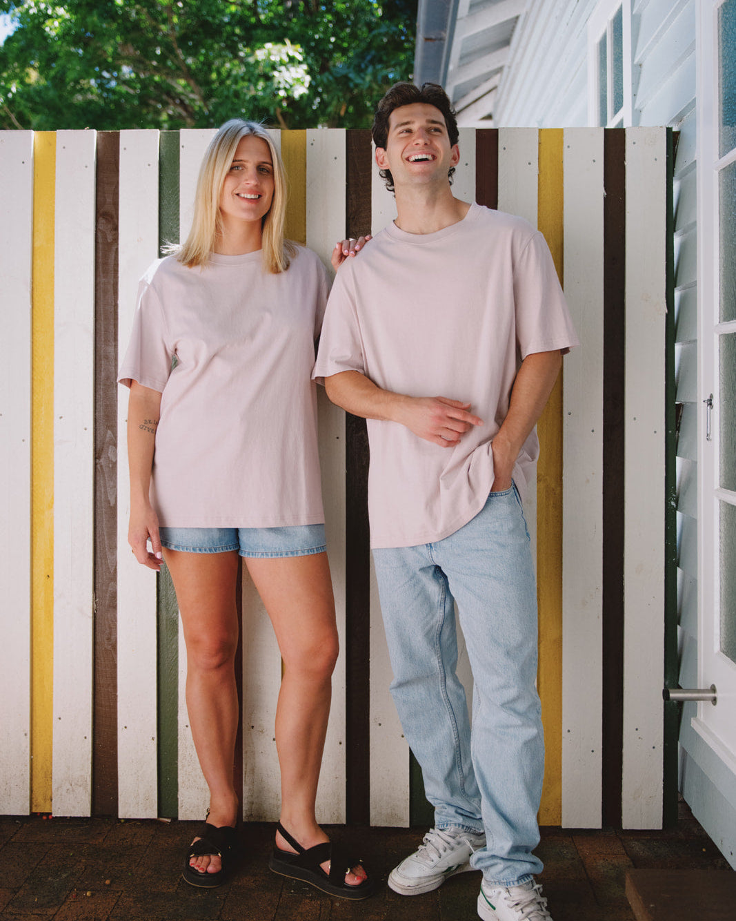 The Vintage Tee 220gsm - Dusty Pink