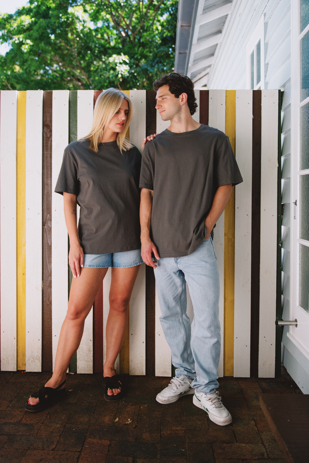 The Vintage Tee 220GSM - Charcoal