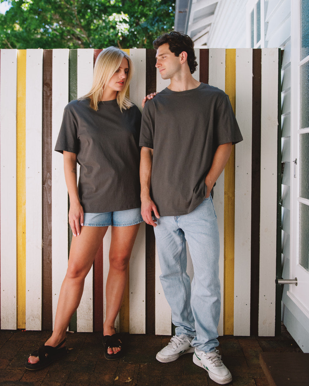 The Vintage Tee 220GSM - Charcoal