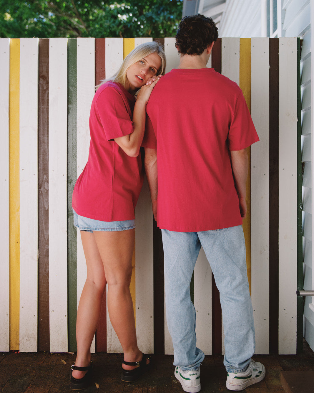 The Vintage Tee 220GSM - Hibiscus