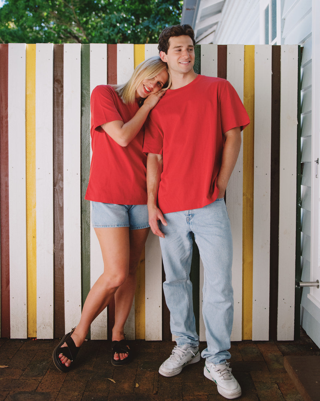 The Vintage Tee 220GSM - Burnt Red