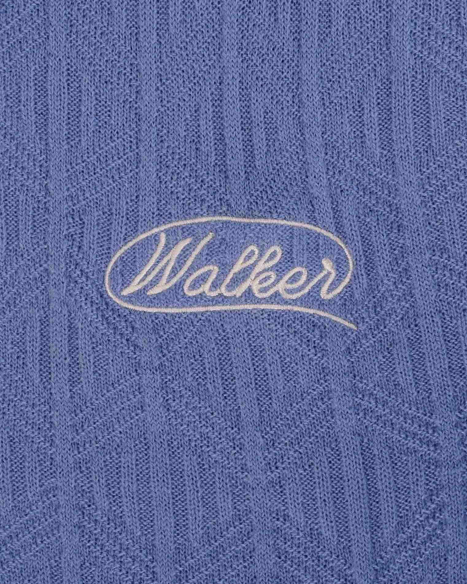 Lasso Knit Polo - Sky Blue