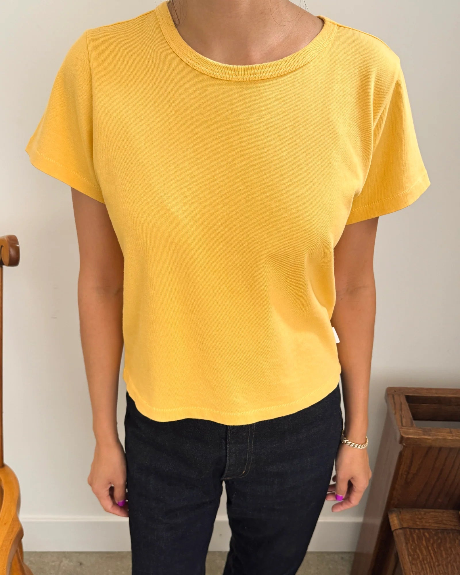 The Little Boy Tee - Egg Yolk