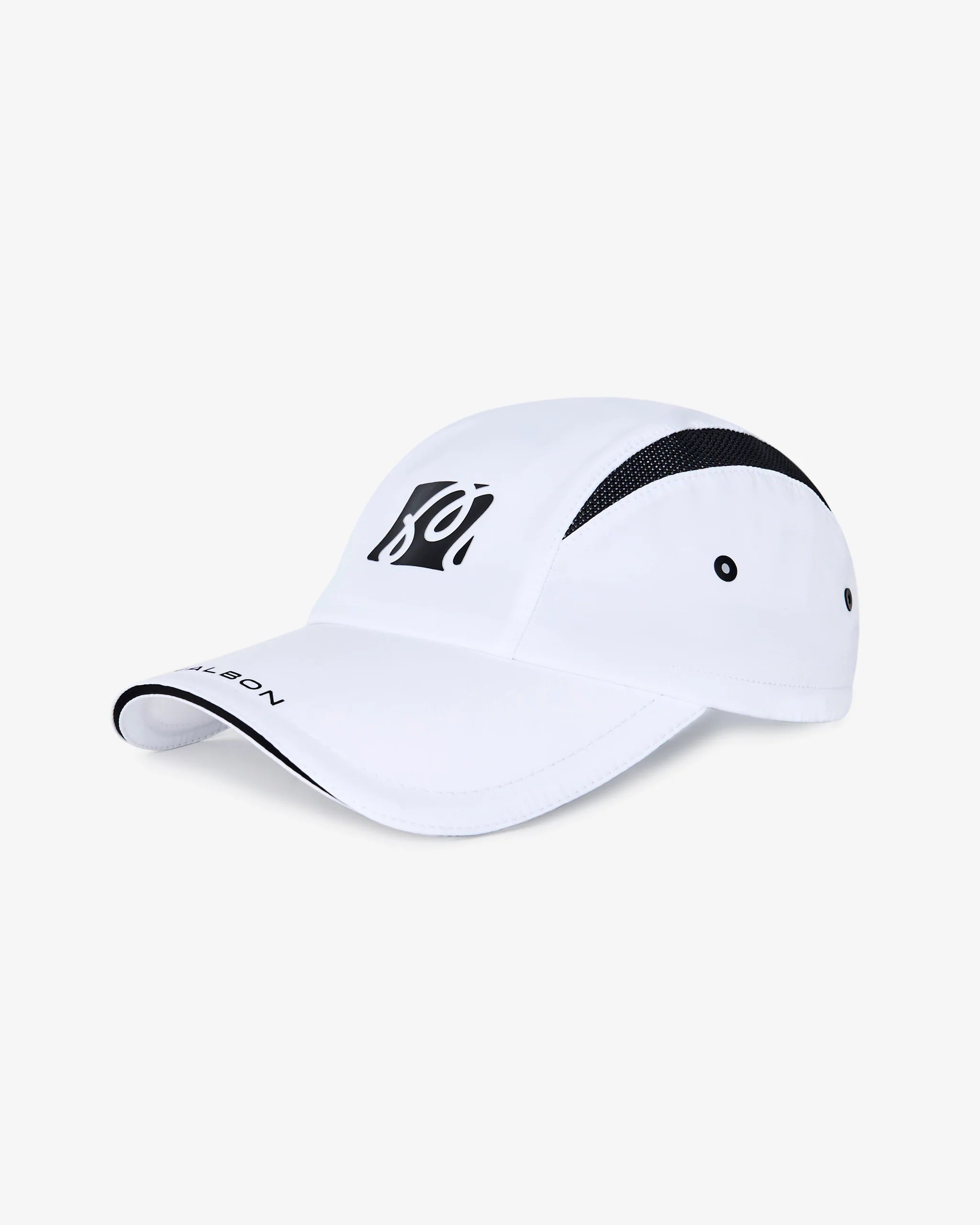 Performance Mesh Panel Bungee Hat - White/silver