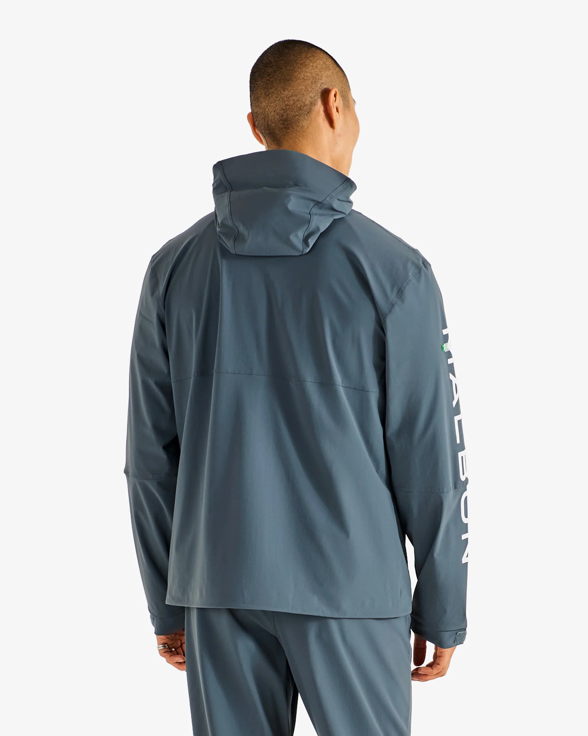 Malbon Performance Full Zip Shell Jacket - Dark Slate