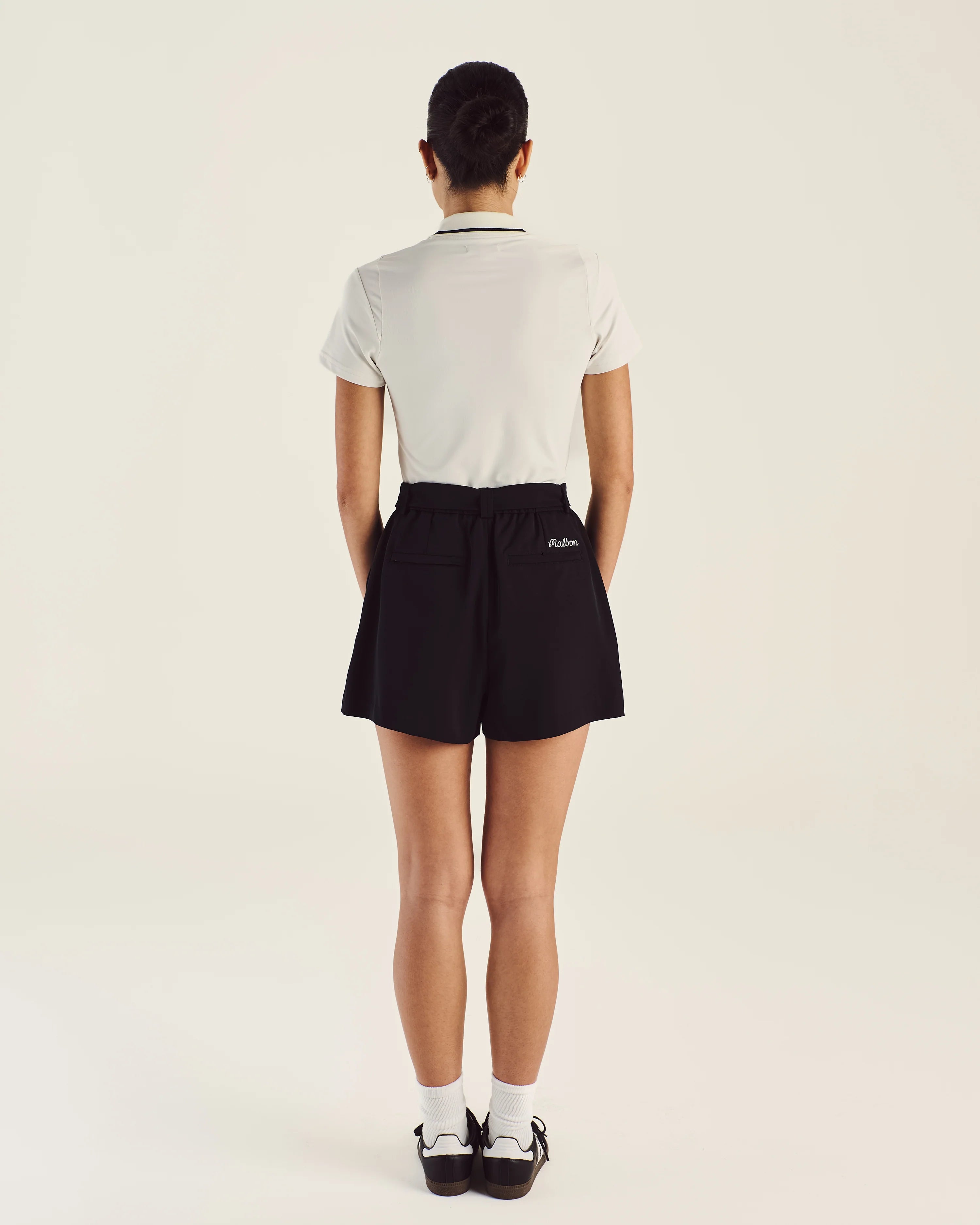 Amara Pleated Shorts - Black