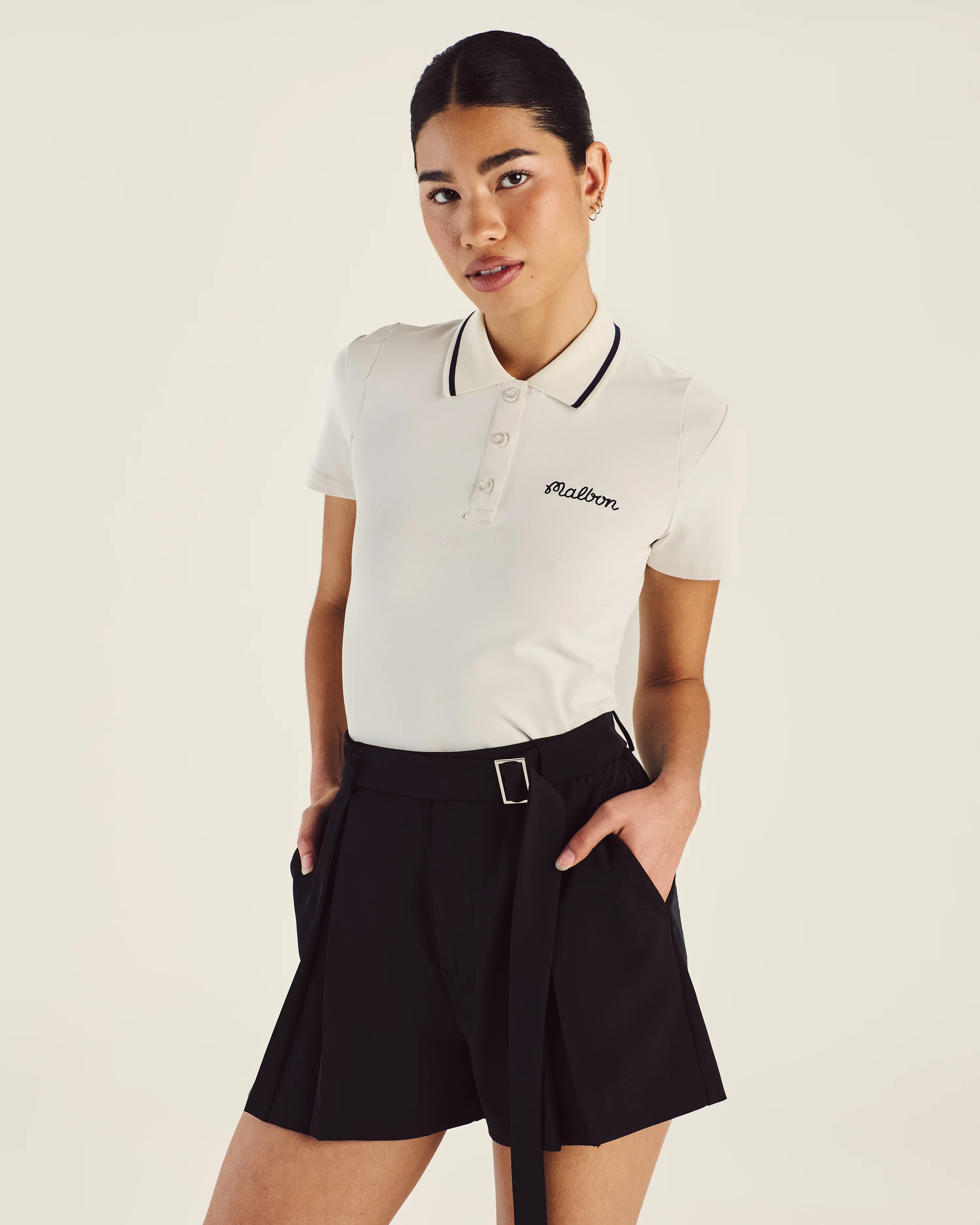 Amara Pleated Shorts - Black