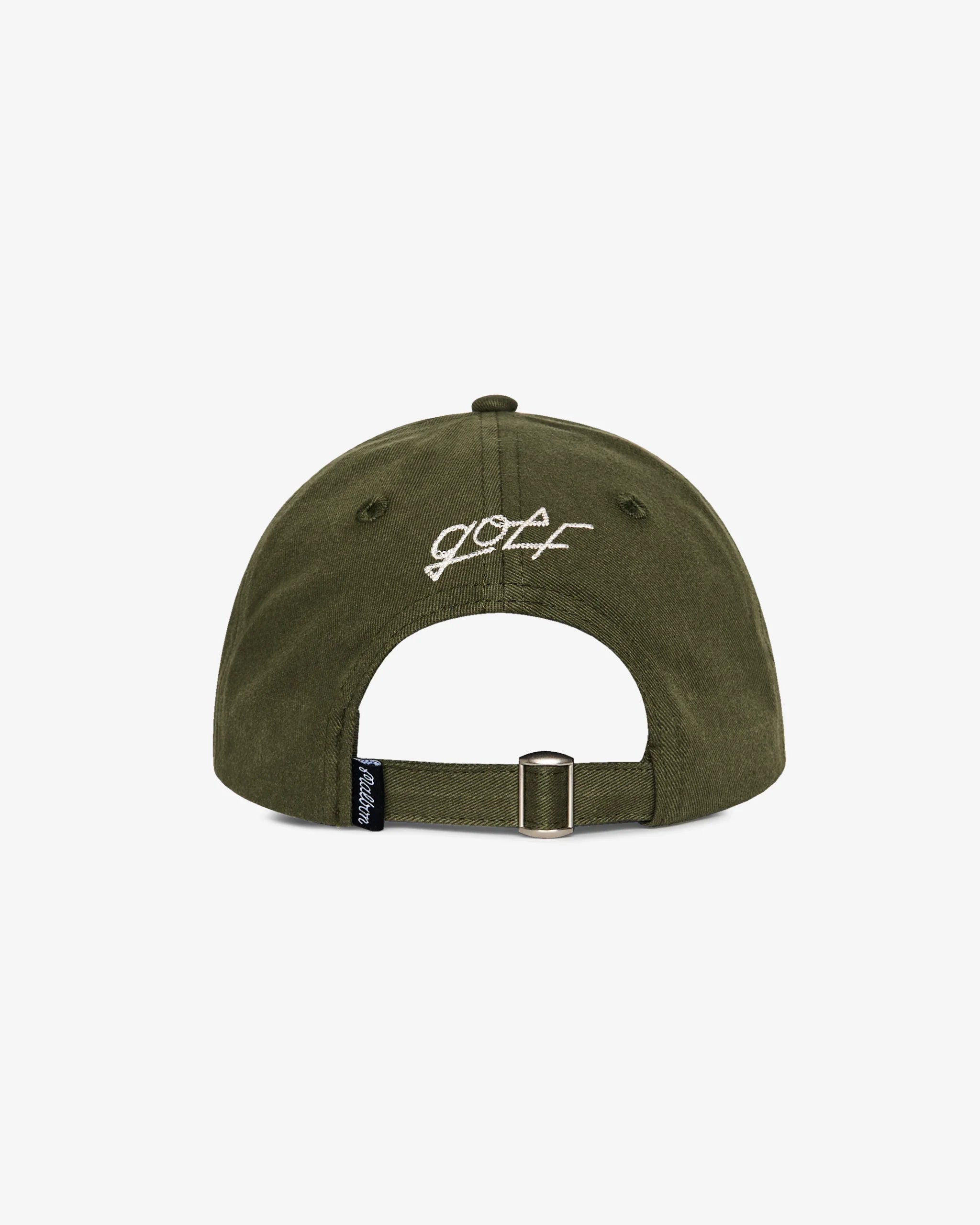 Washed Applique Hat - Cypress Green