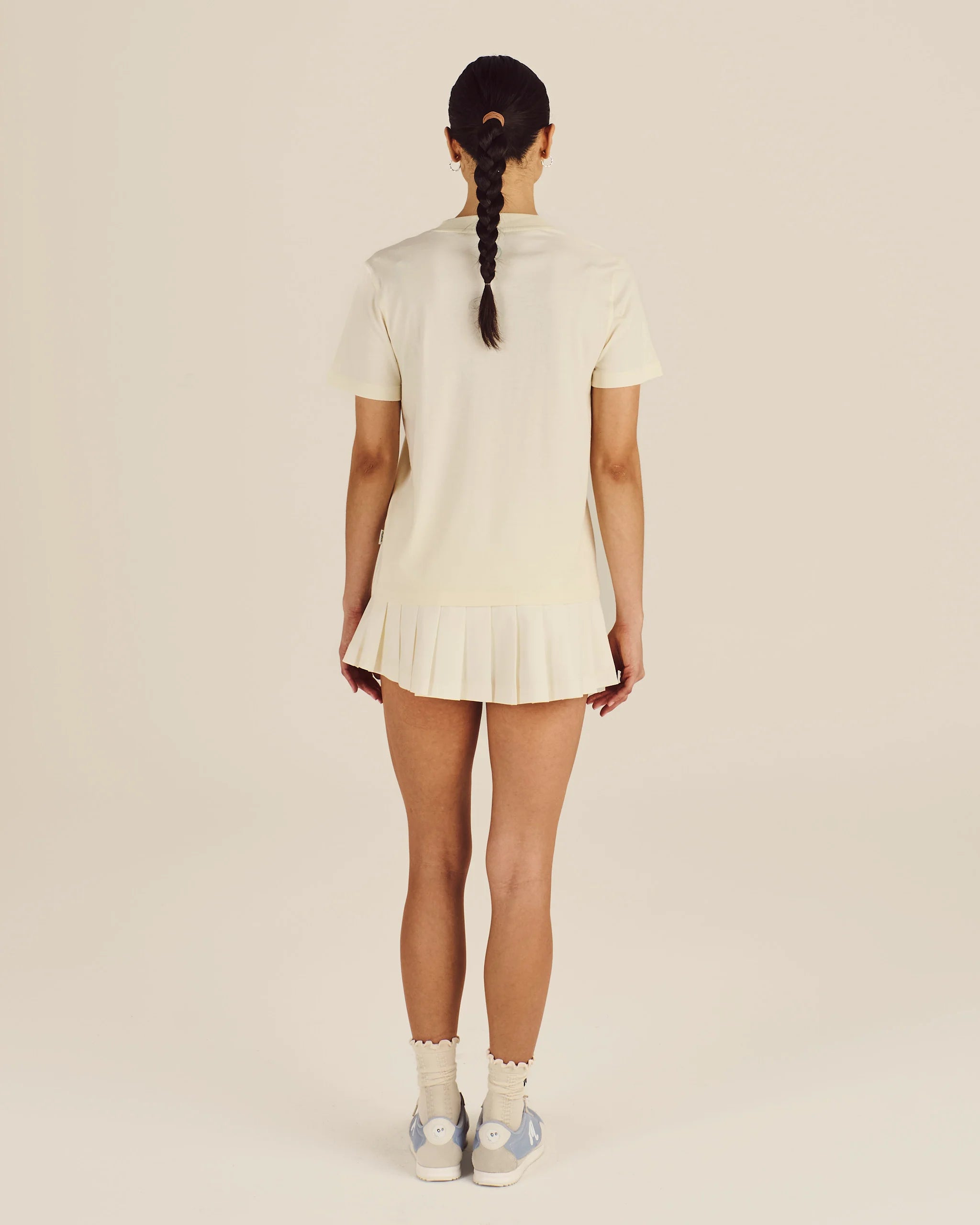 Cosette Script Tee - Cream