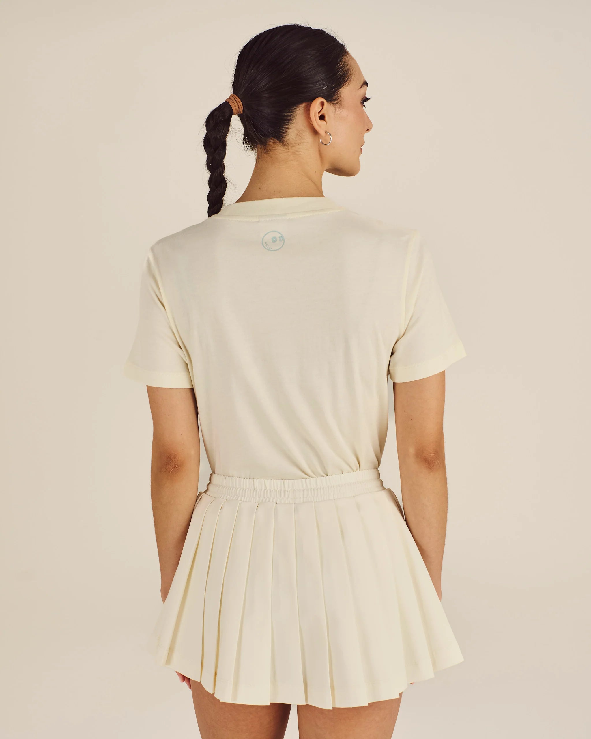 Cosette Script Tee - Cream