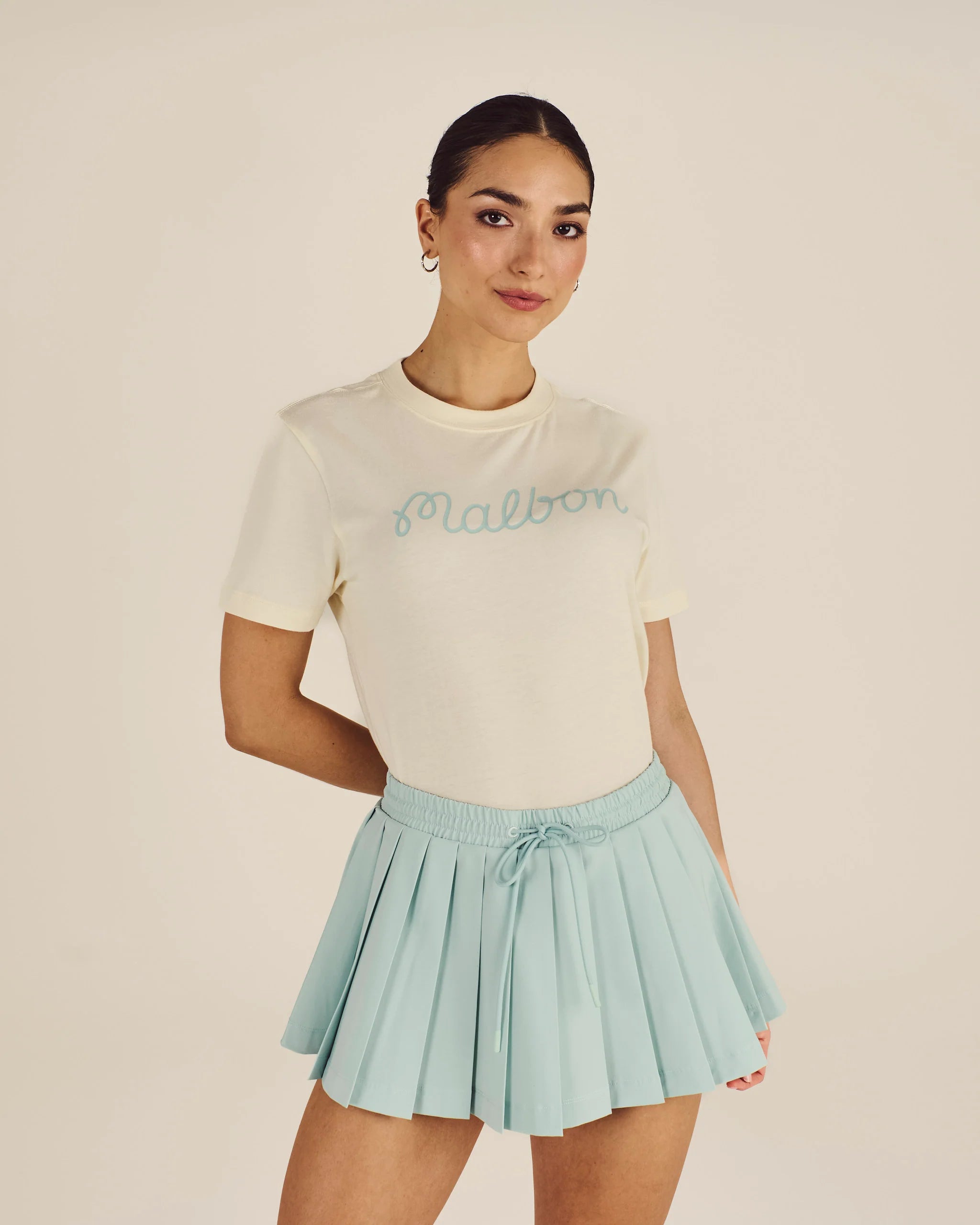 Cosette Script Tee - Cream