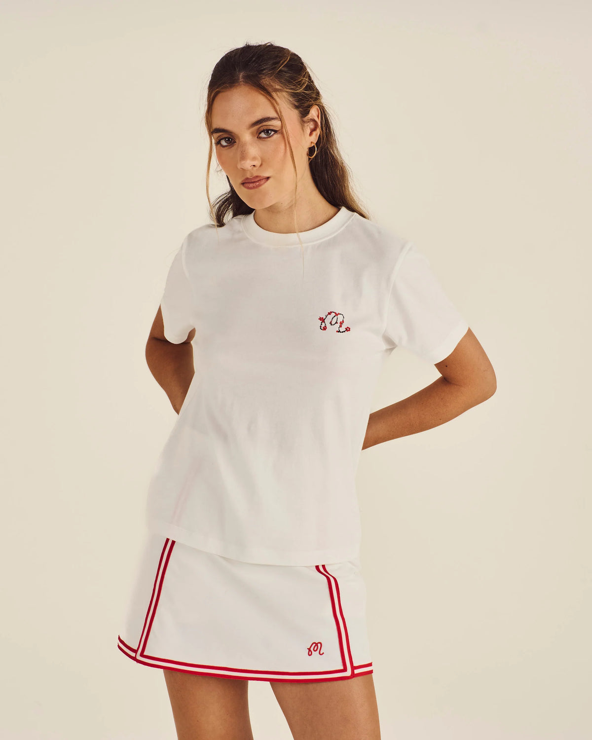 Cosette Blossom Tee - White