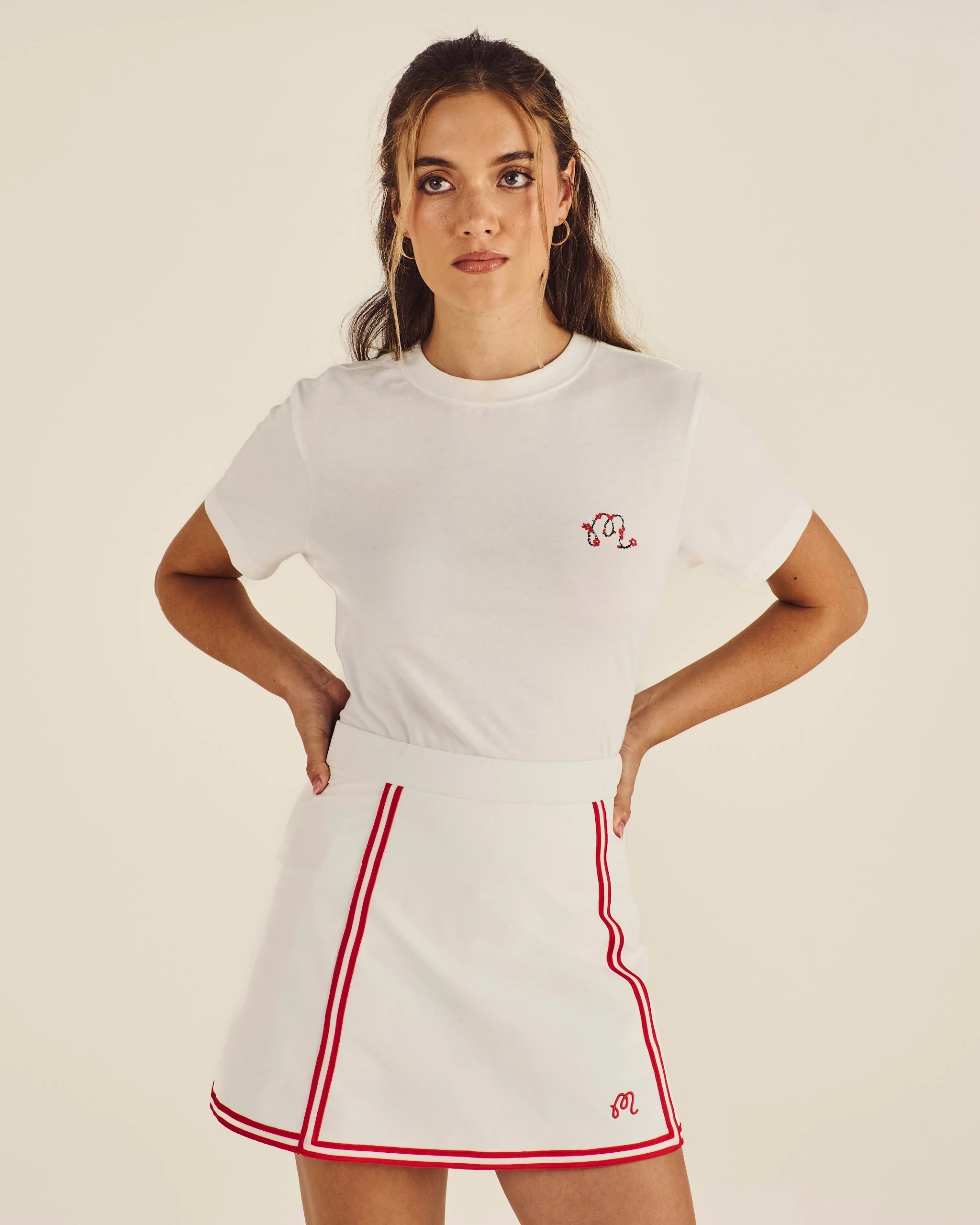 Cosette Blossom Tee - White