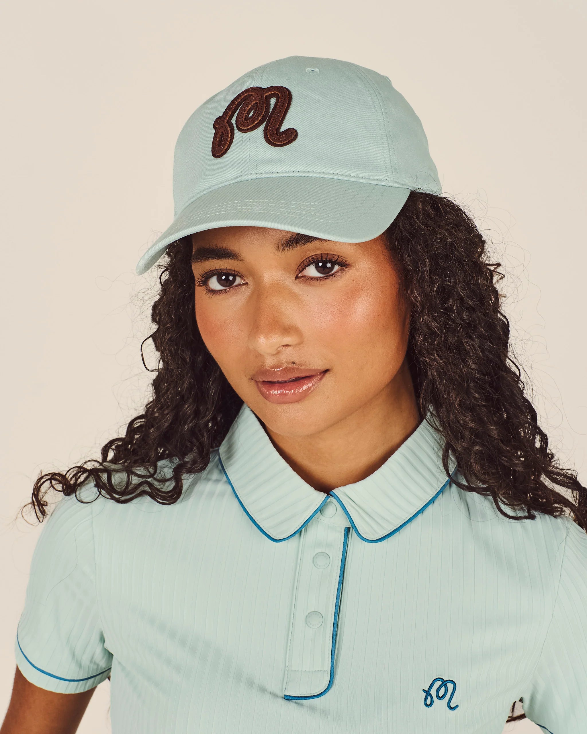 Angeligue Applique Dad Hat - Surf Spray