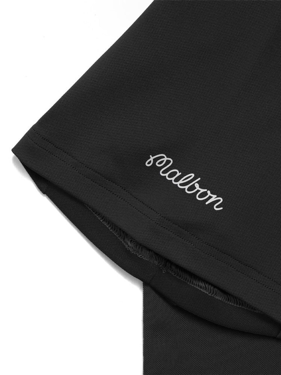Malbon Performance Pique Polo - Black
