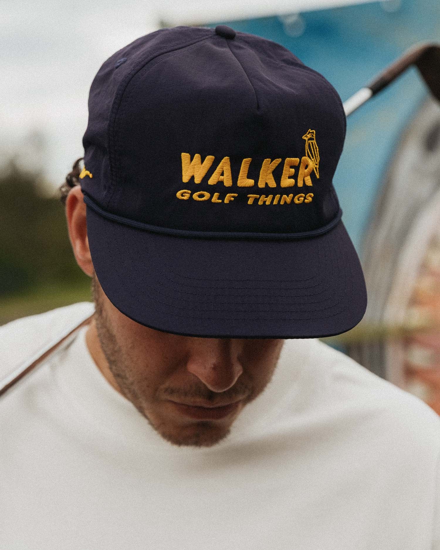 Perched Nylon Cap - Navy