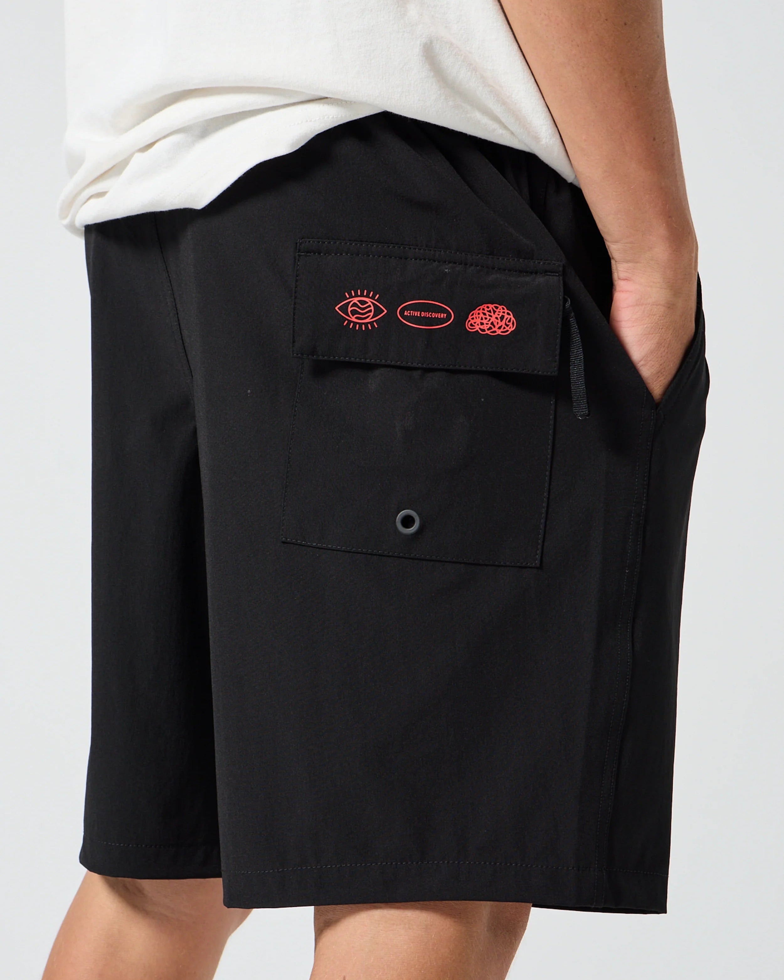 Daily Ride Grid Short - Black