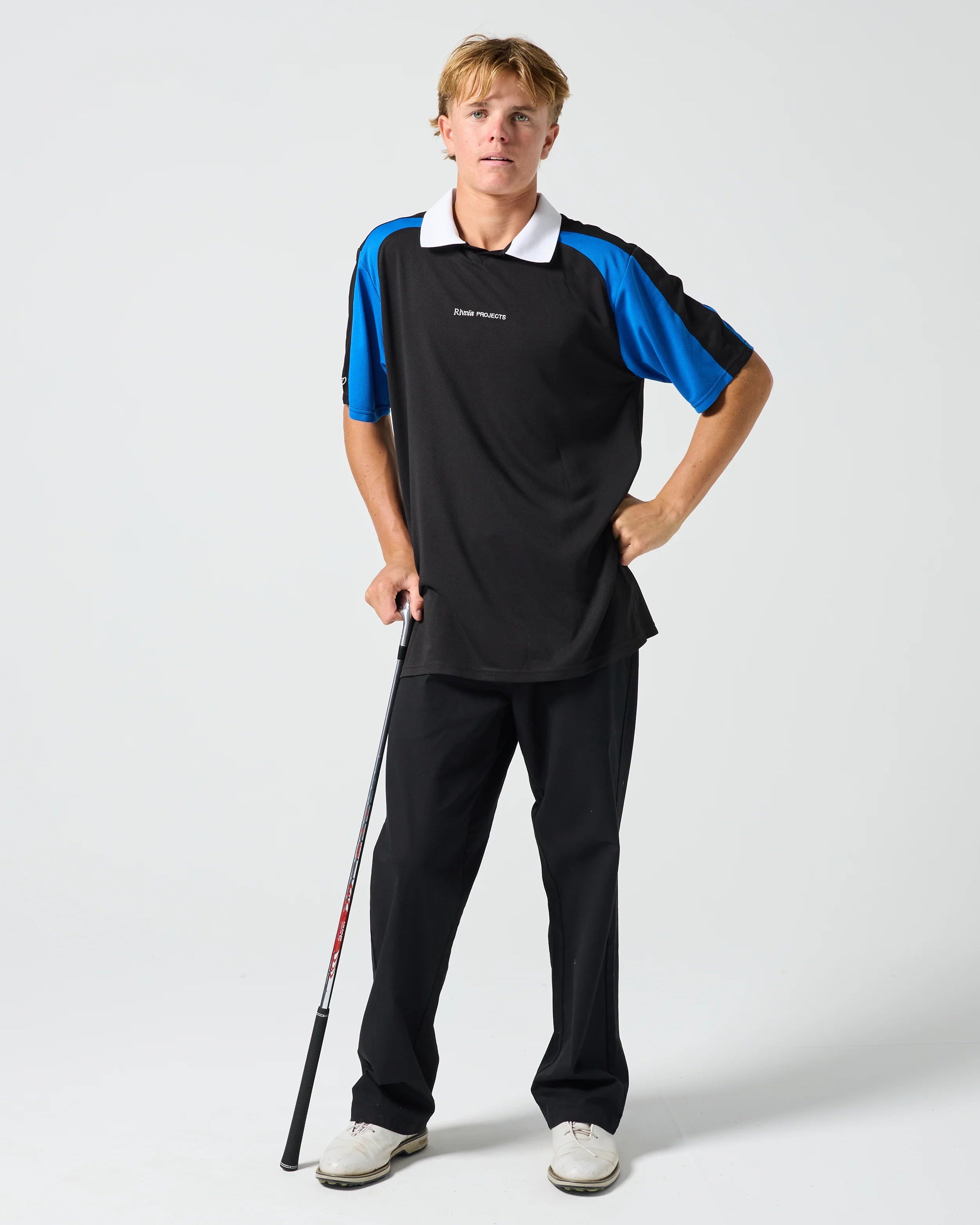 Passage Polo - Black/Blue