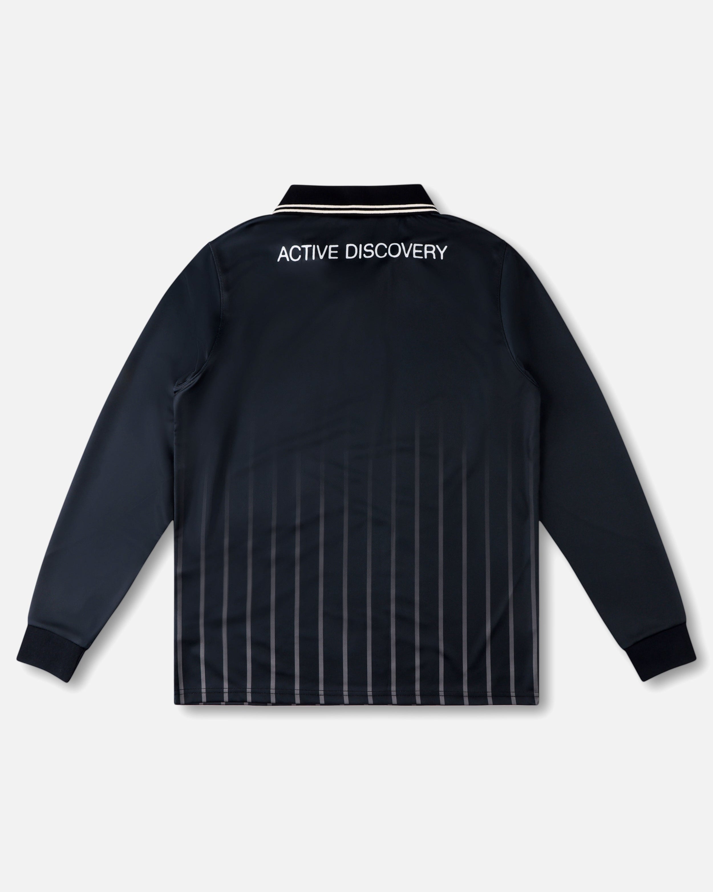 Team VV LS Polo - Black/Bone
