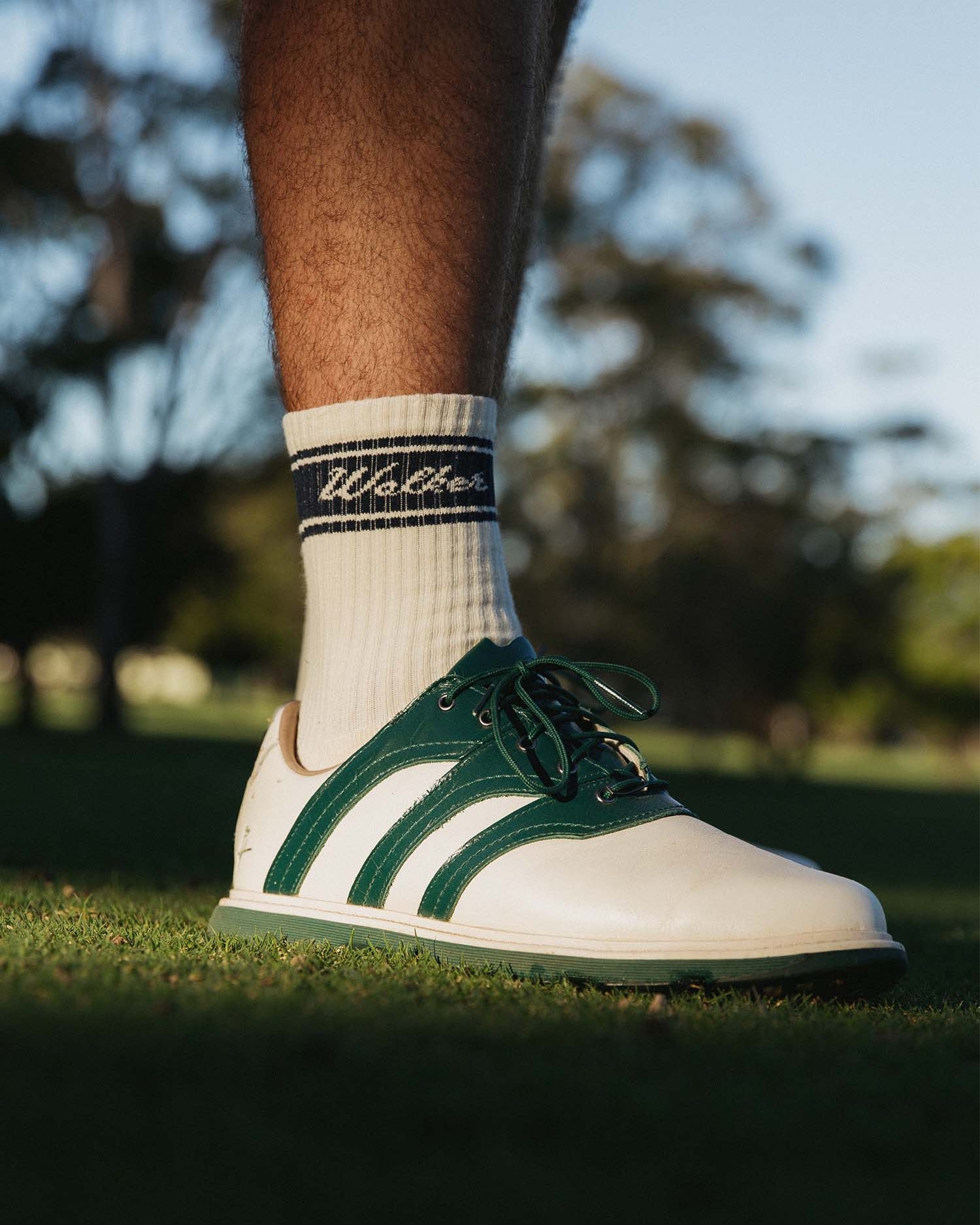 Stripe Classic Socks - White/Navy/Red