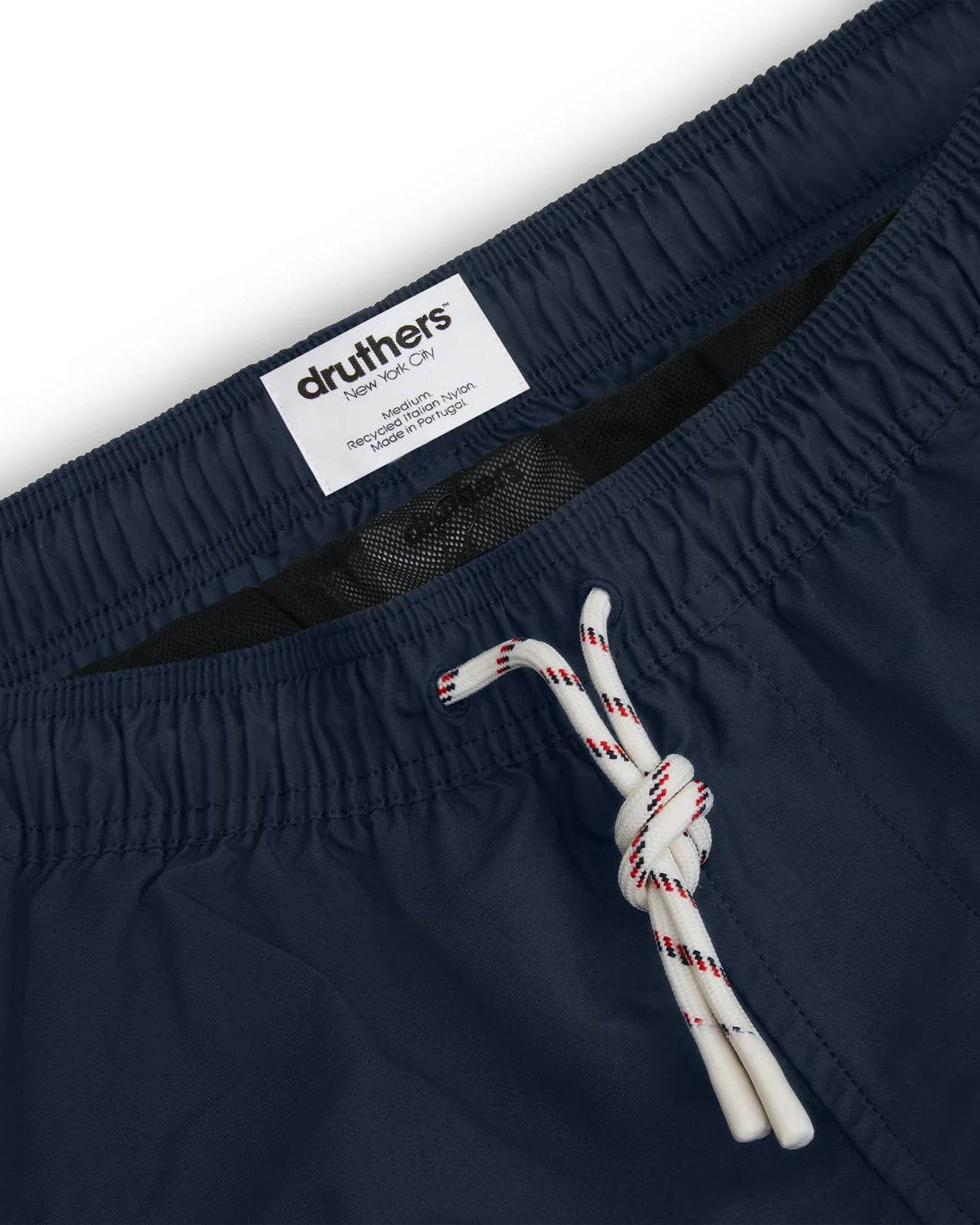 Italian Recycled Nylon Swim Trunk - Navy