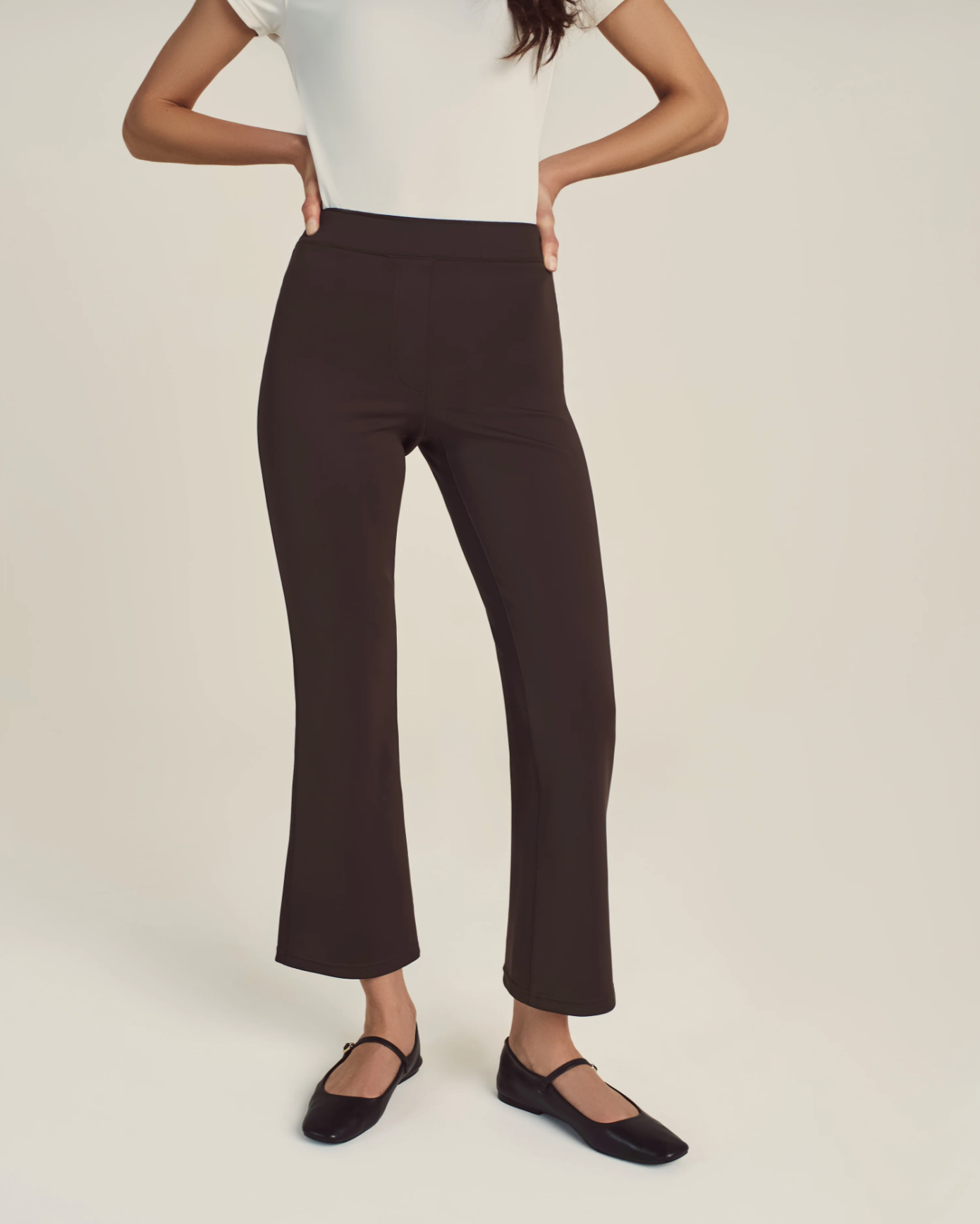Aria Flare Pull on Pants - Espresso