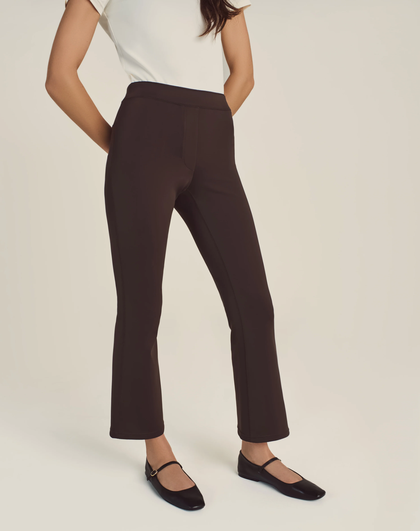 Aria Flare Pull on Pants - Espresso
