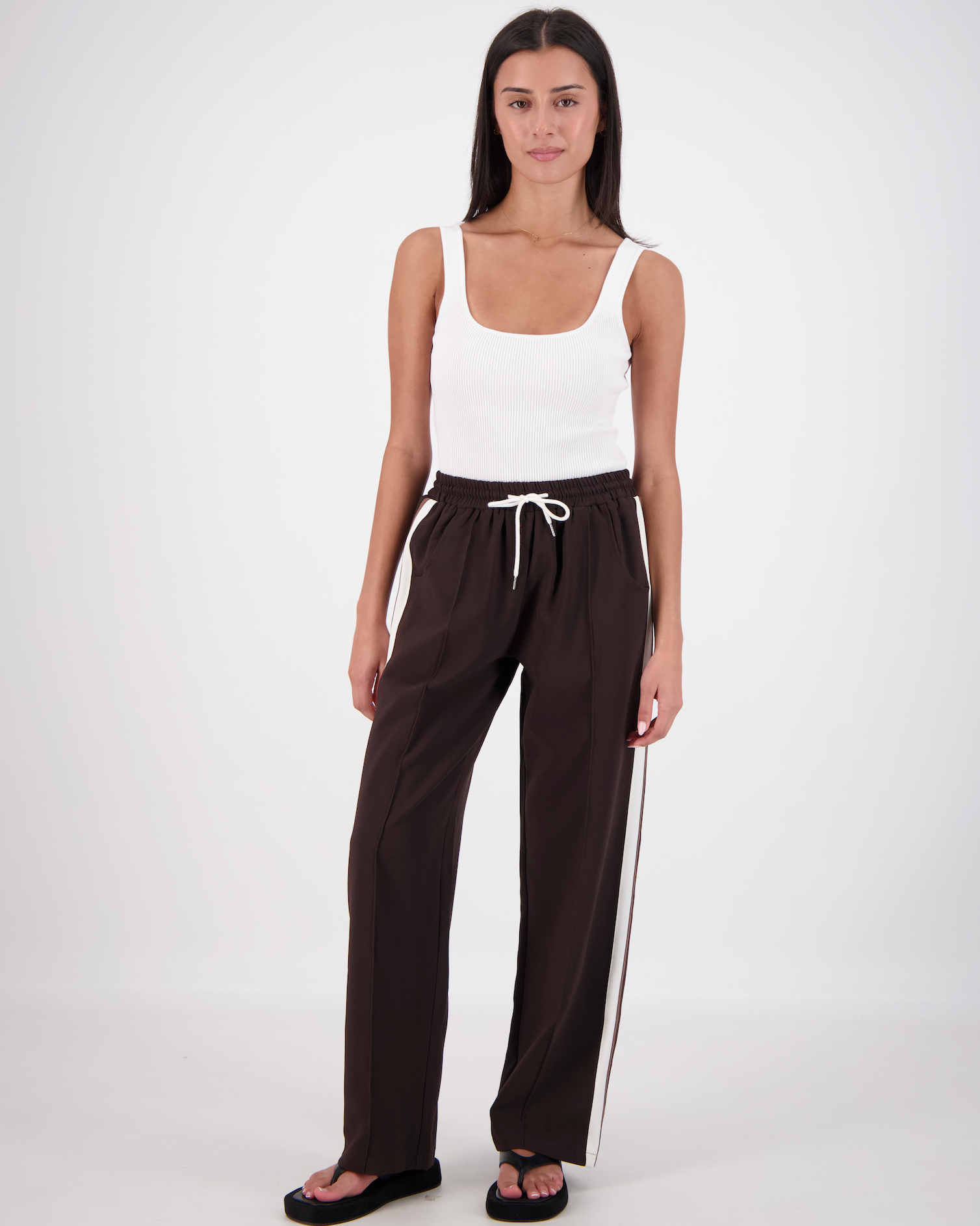 Cassis Trouser - Dark Brown