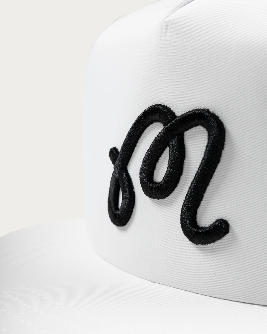 Malbon Golf Snapback Hat - White