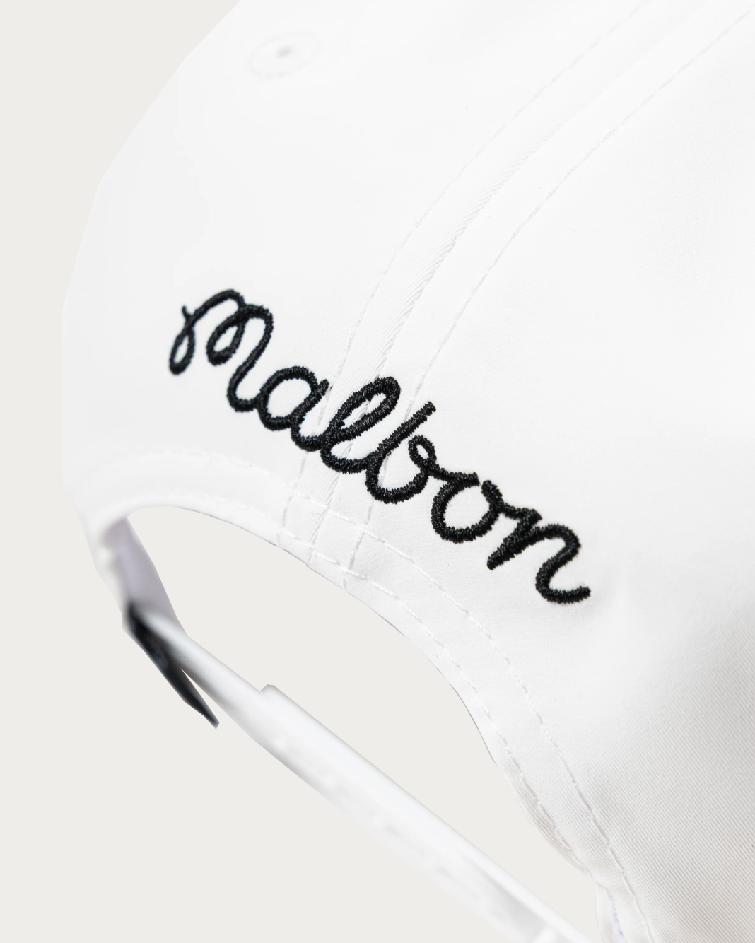 Malbon Golf Snapback Hat - White