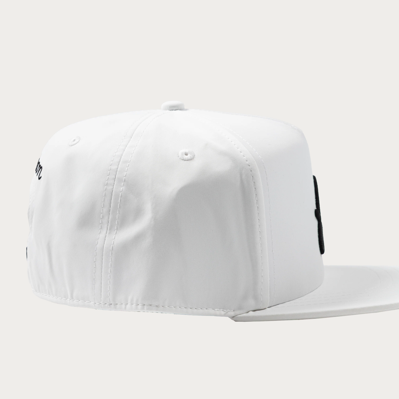 Malbon Golf Snapback Hat - White