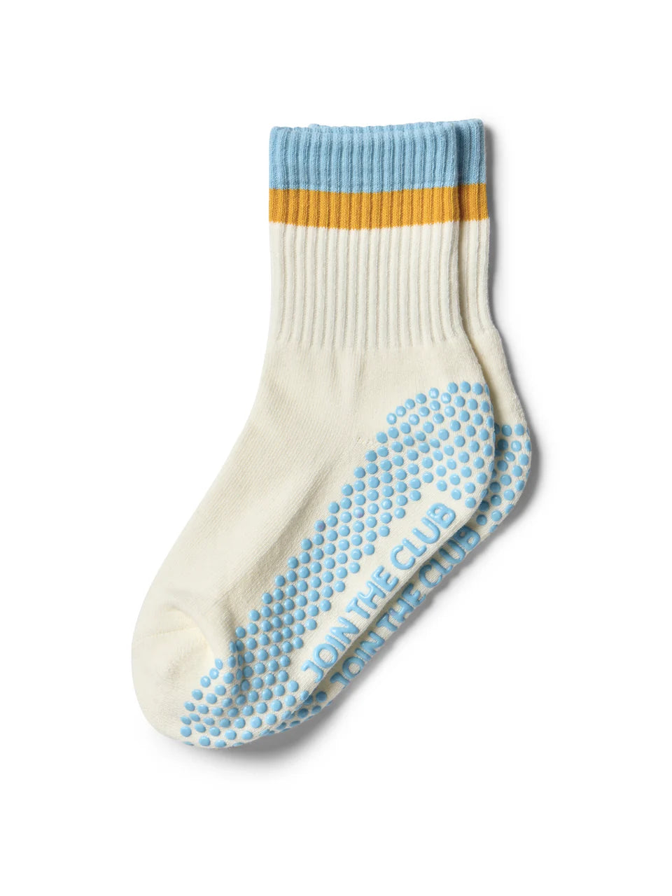 Classic Crew Grip Sock - Blue/Mustard