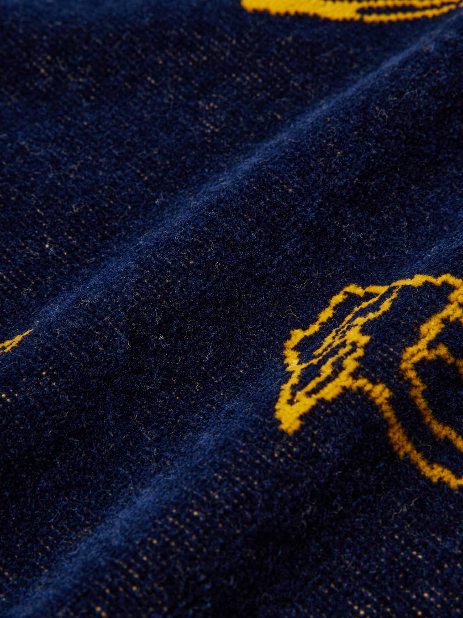 Kooka Icon Towel - Navy/Honey