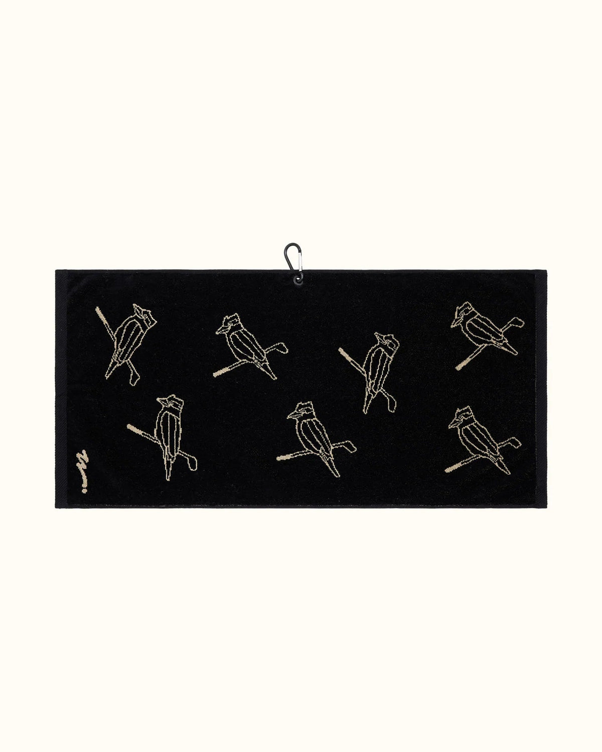 Kooka Icon Towel - Black/Sand