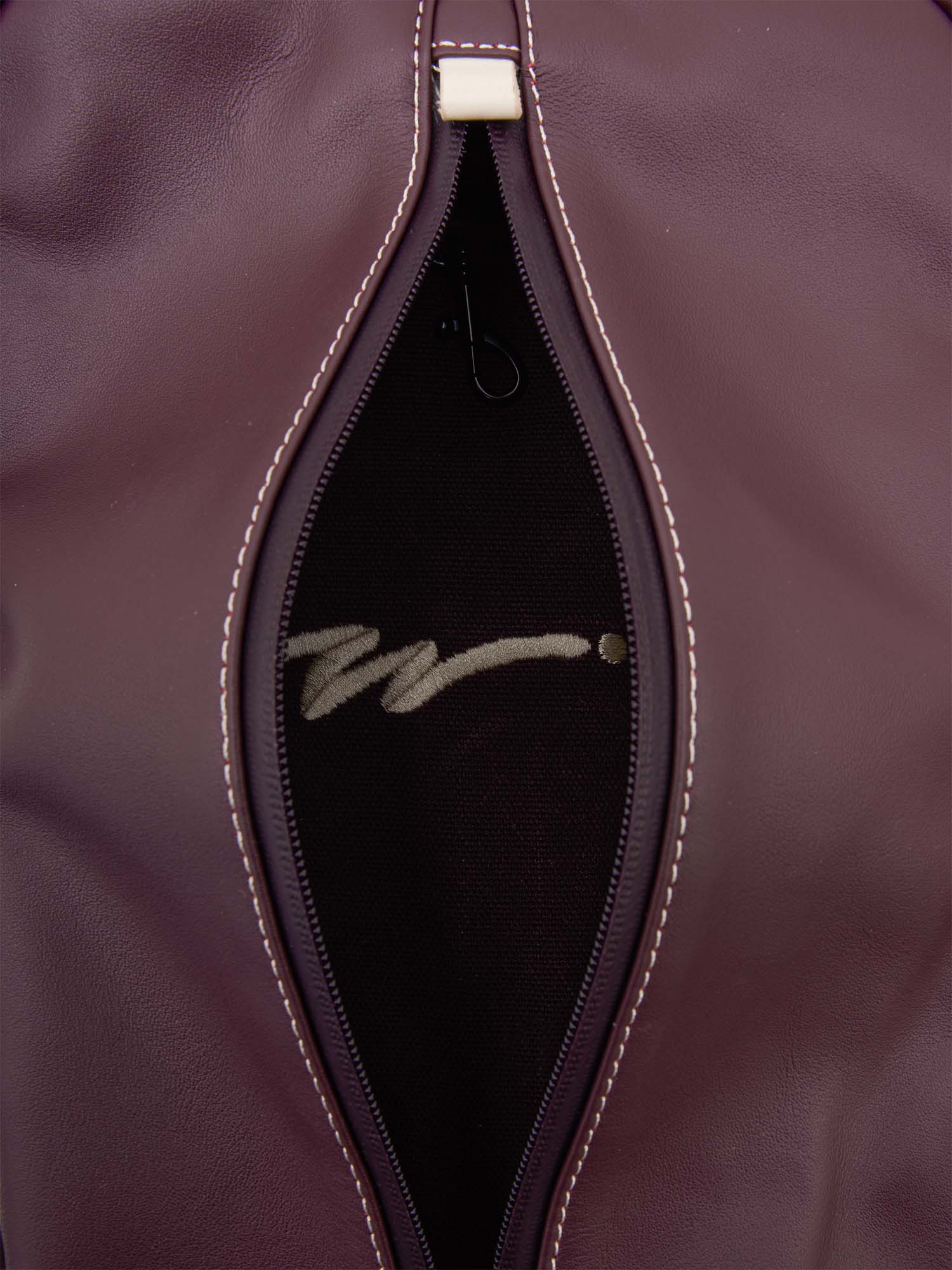 Walker x Hiroki Sunday Bag - Merlot Waxed Canvas