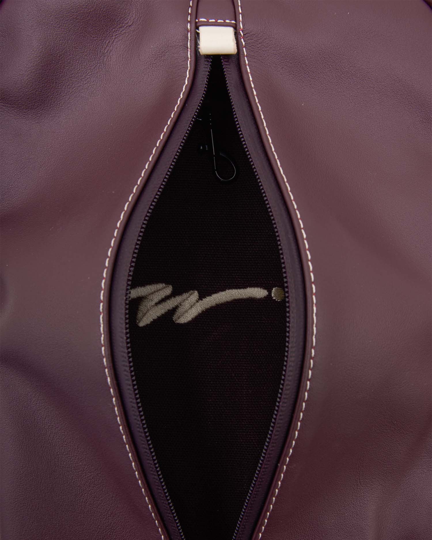 Walker x Hiroki Sunday Bag - Merlot Waxed Canvas