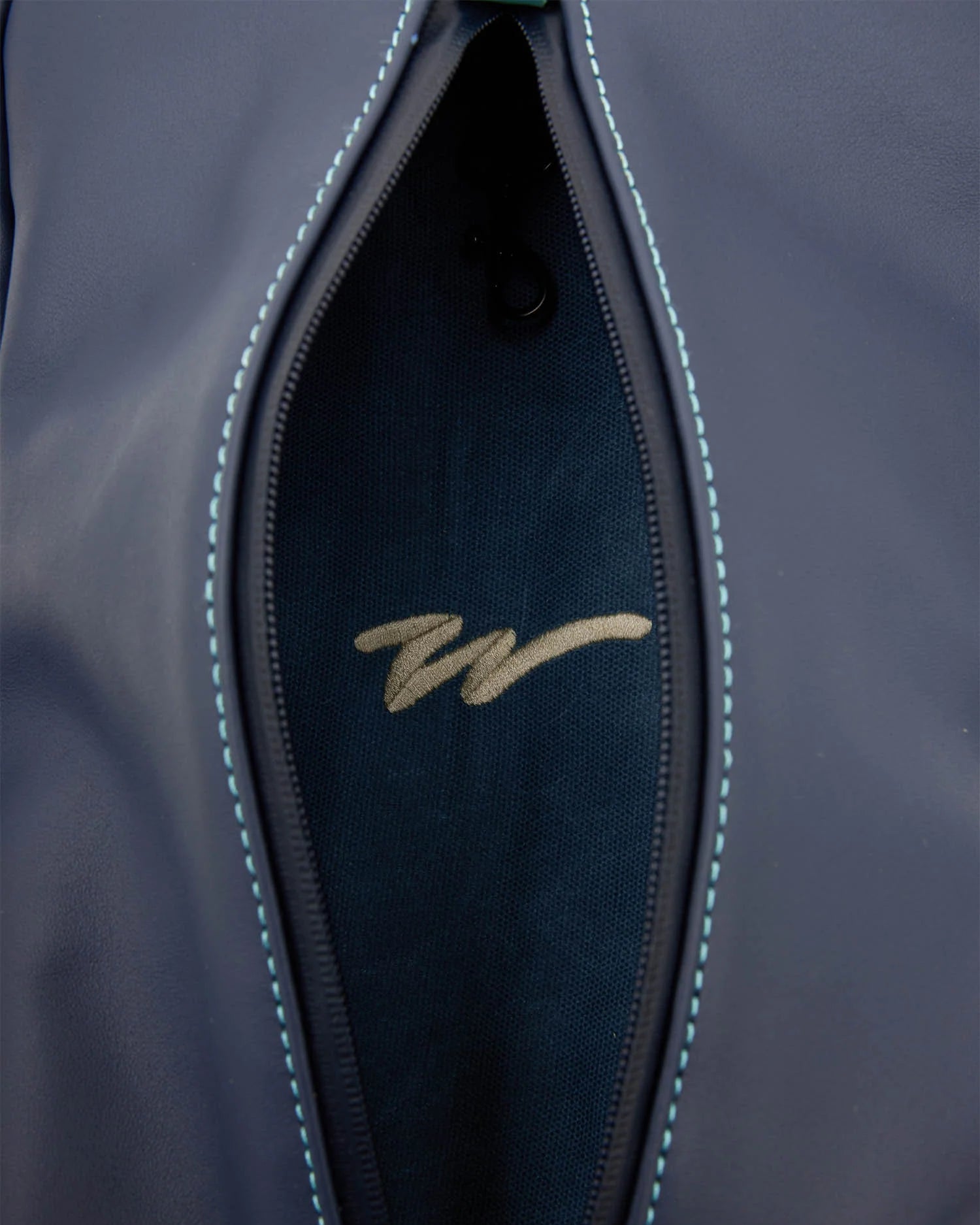 Walker x Hiroki Sunday Bag - Blue Waxed Canvas