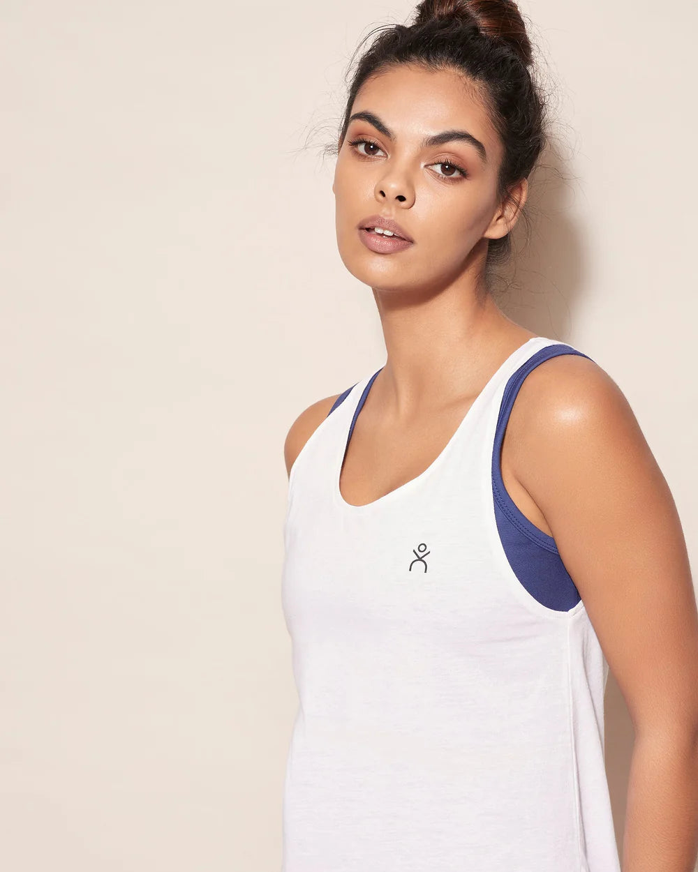 Tessellate Tank - White