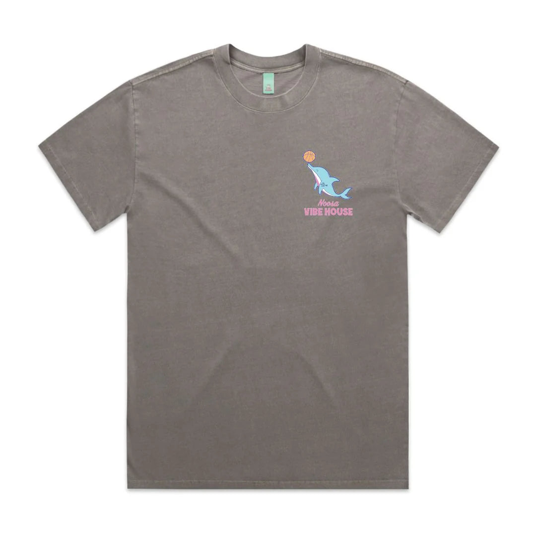 Greetings from Noosa Tee - Faded Grey