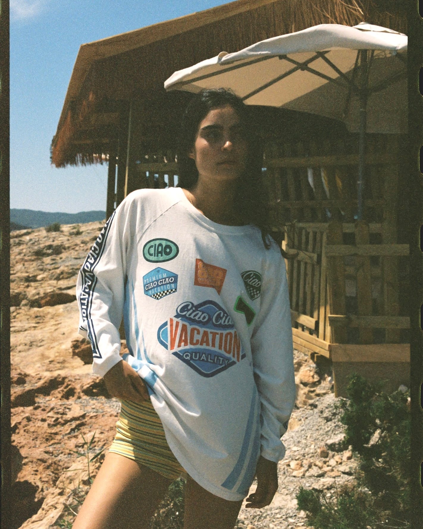 Moto Ls Tee - White